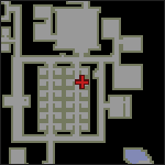 Map of Lower Barracks 21 in Kazordoon