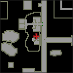Map of Tunnel Gardens 10 in Kazordoon
