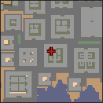 Map of Thanah II b in Ankrahmun